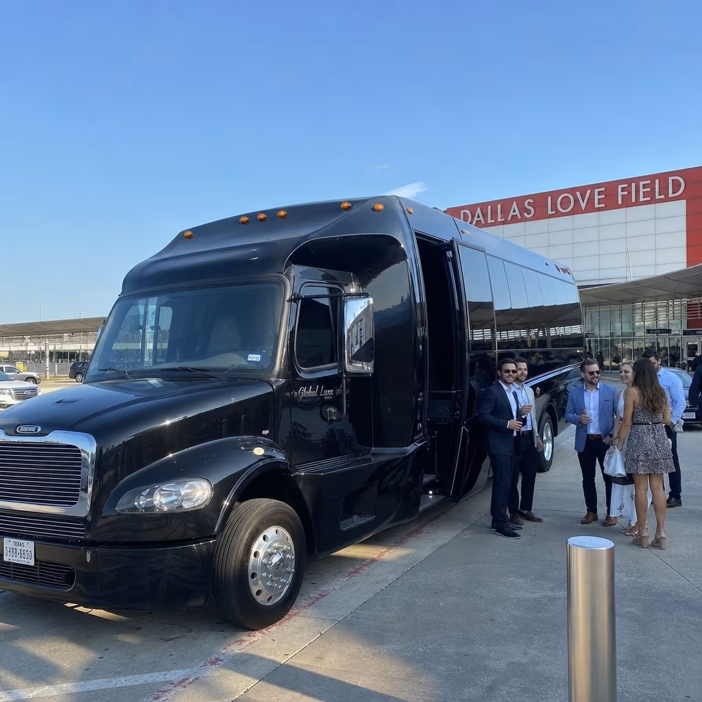Rent a Bus to Dallas Love Field (DAL)