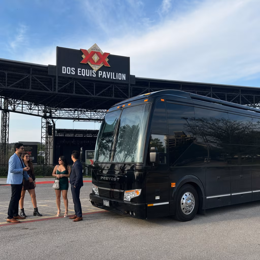 Rent a Bus to Dos Equis Pavilion