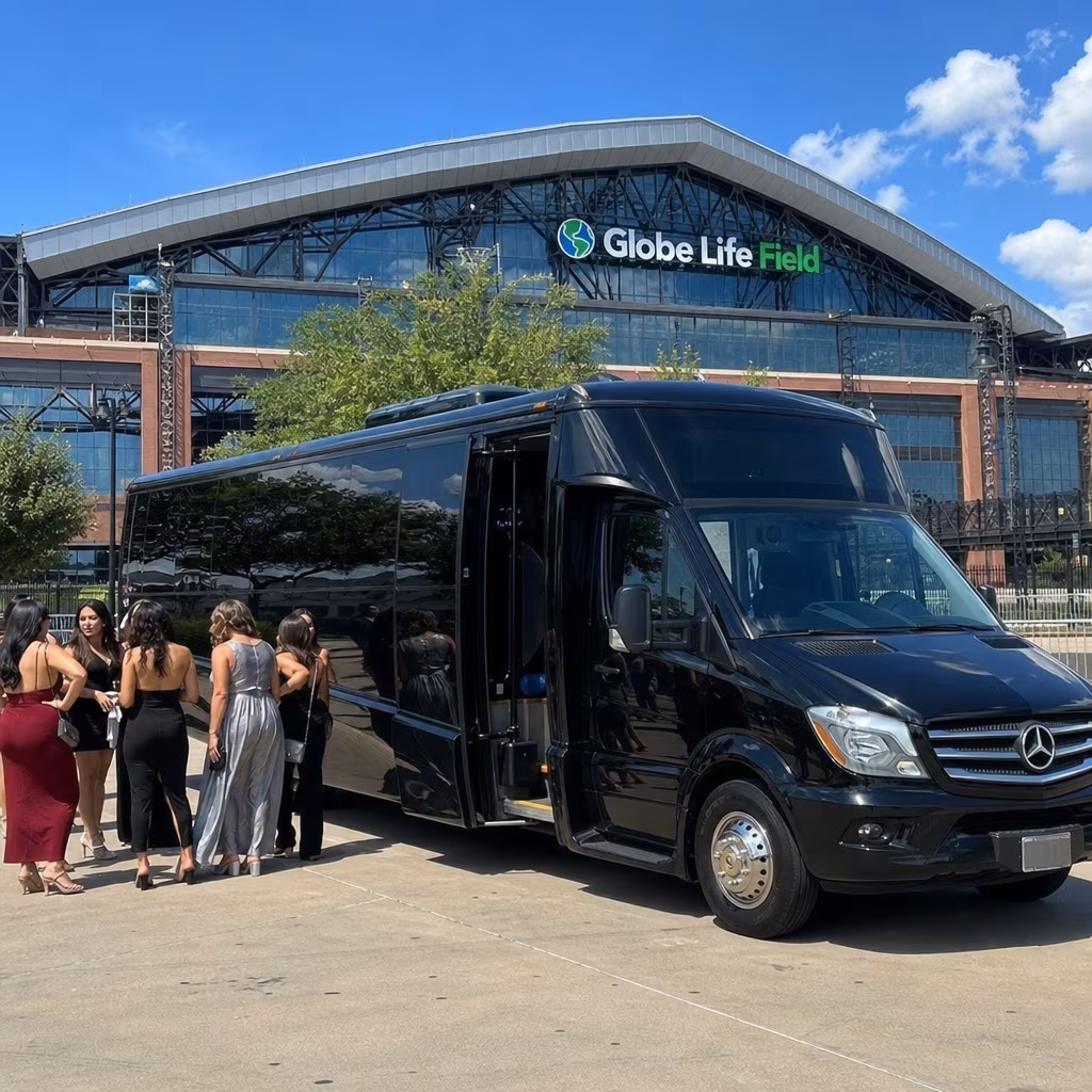 Rent a Bus to Globe Life Field