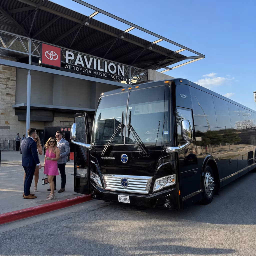 Rent a Bus to The Pavilion at Toyota Music Factory
