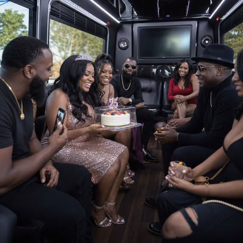 Dallas Birthday Transportation fleet vehicle