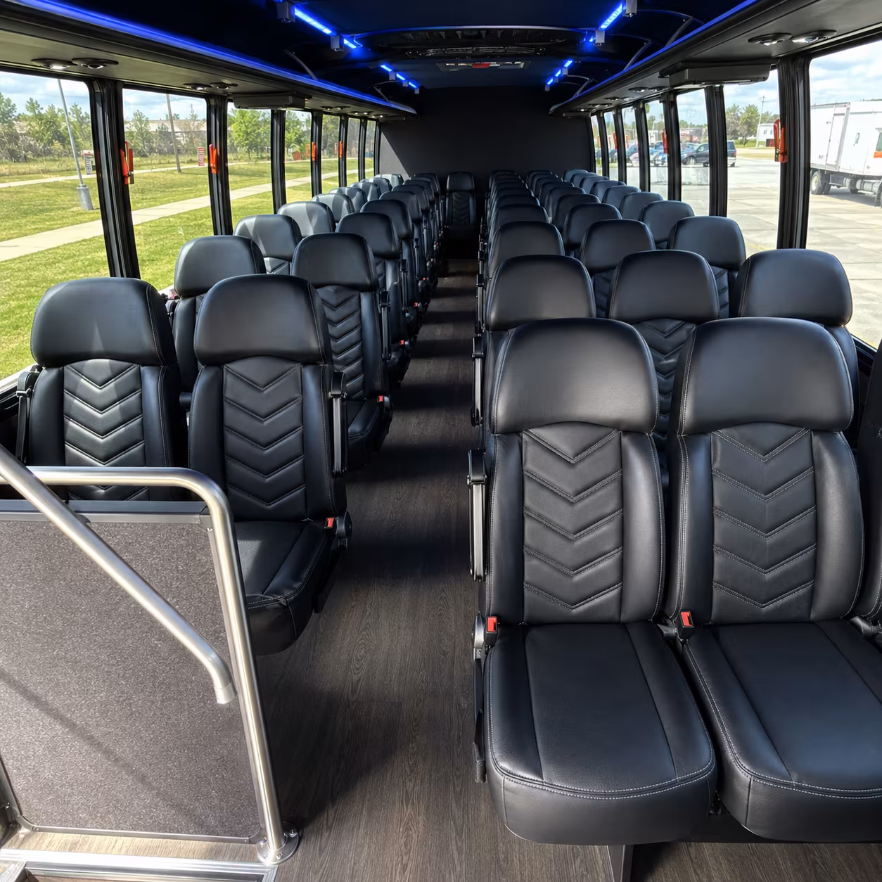Dallas Airport Shuttle & Transportation party bus exterior