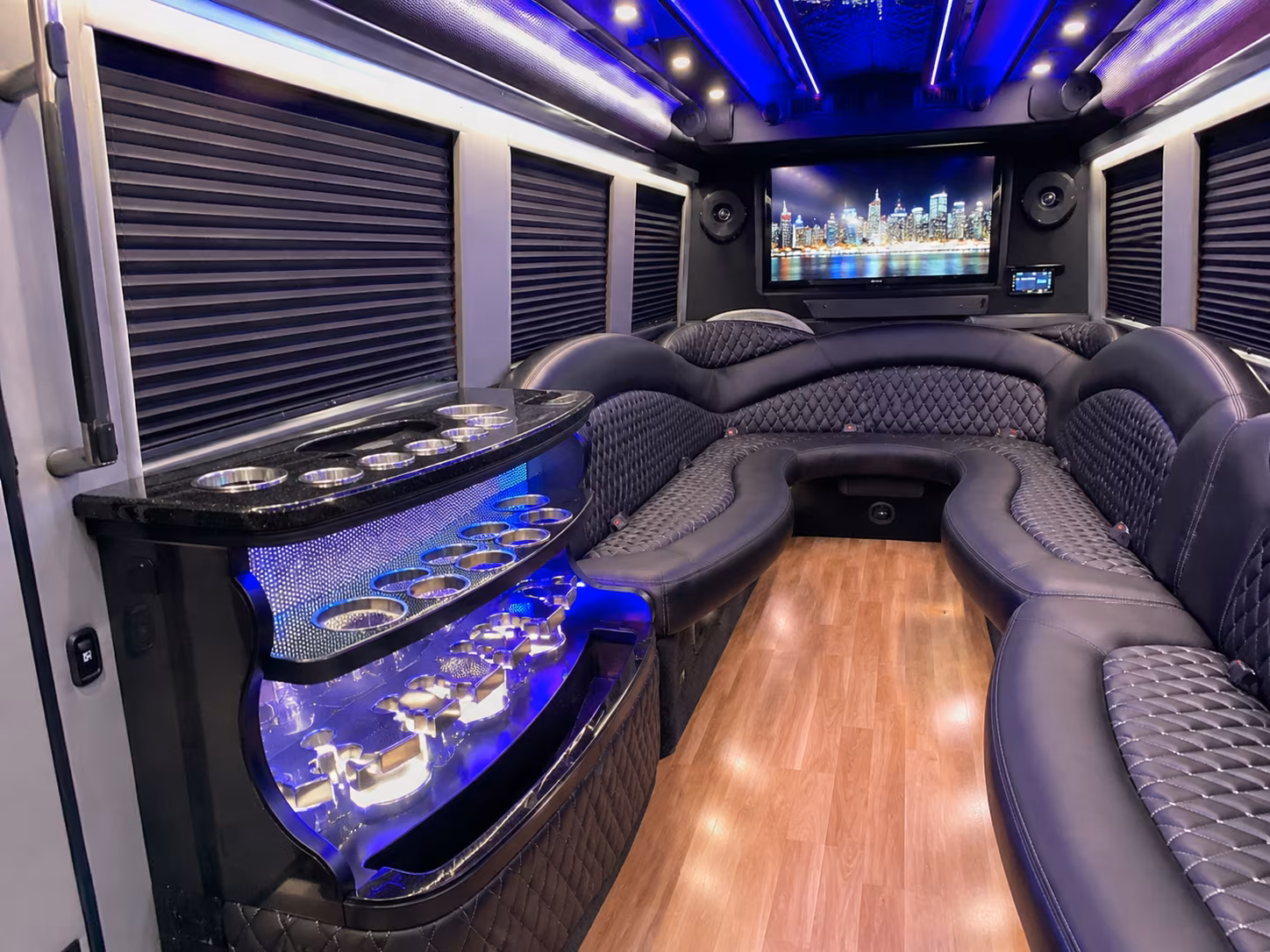 Dallas Concert & Music Festival Transportation party bus exterior