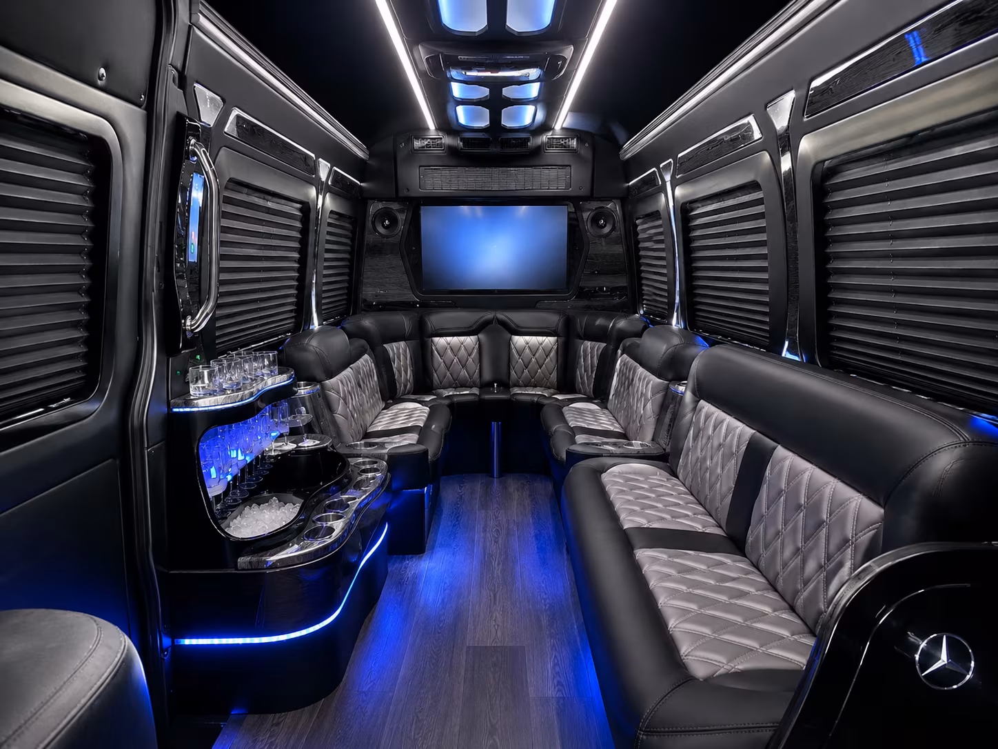 Dallas Concert & Music Festival Transportation party bus exterior