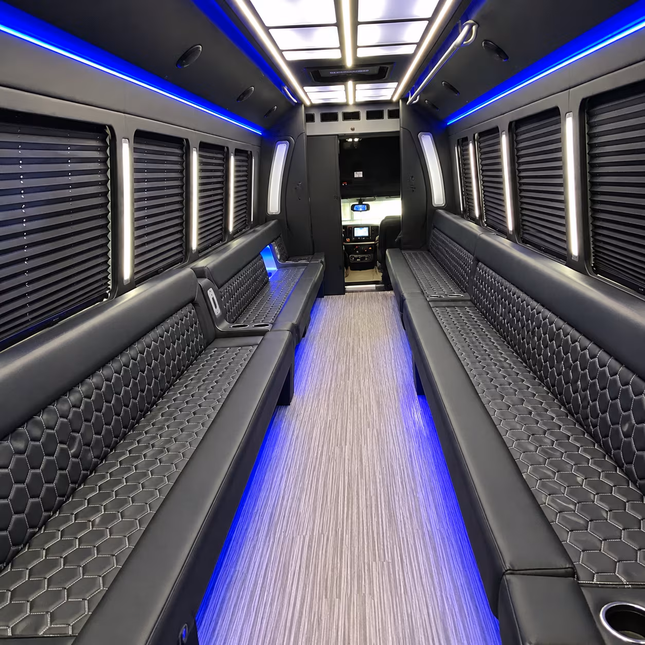Dallas Prom & Homecoming Transportation party bus exterior