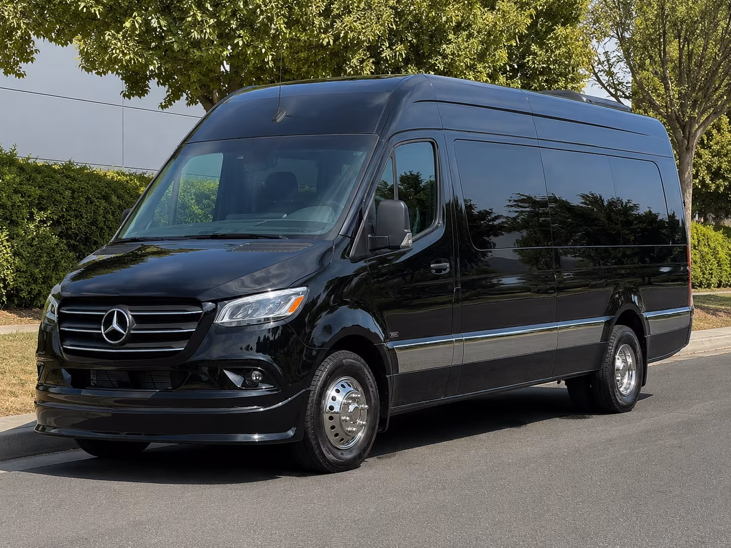 Dallas School Event Transportation party bus exterior
