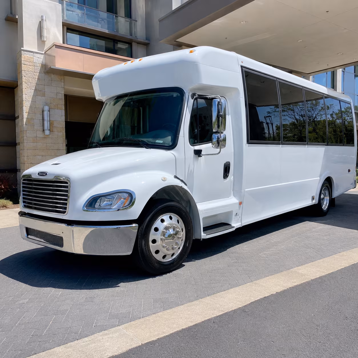 Dallas Sporting Event Transportation party bus exterior