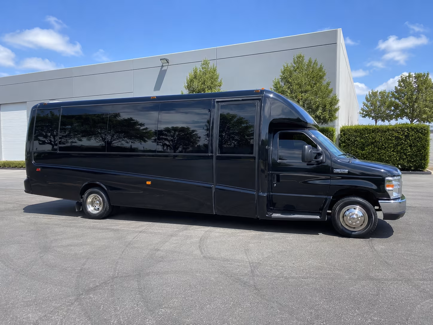 Dallas Sporting Event Transportation party bus exterior