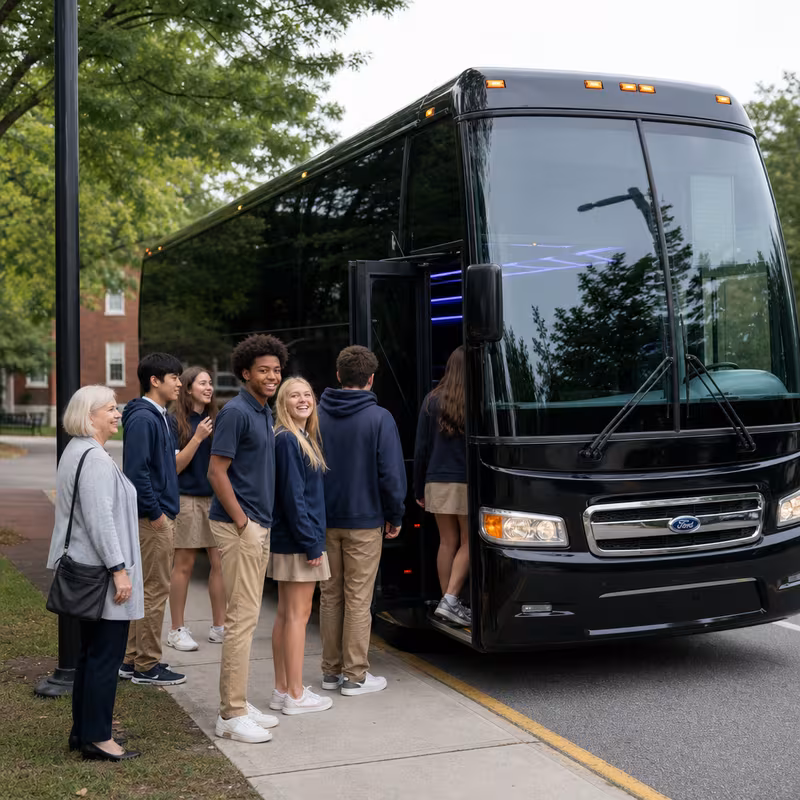 Dallas School Transportation fleet vehicle