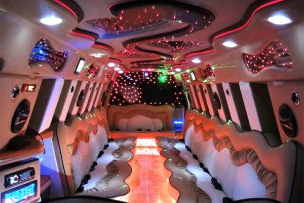 Escalade Limo Interior Dallas